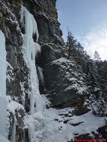 Field of Dreams ice climb.