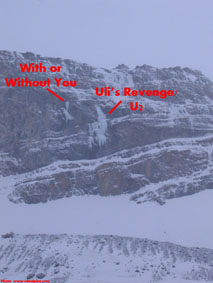 Uli's Revenge & U2 ice climbs