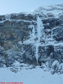 Suffer Machine at the Stanley Headwall in British Columbia.